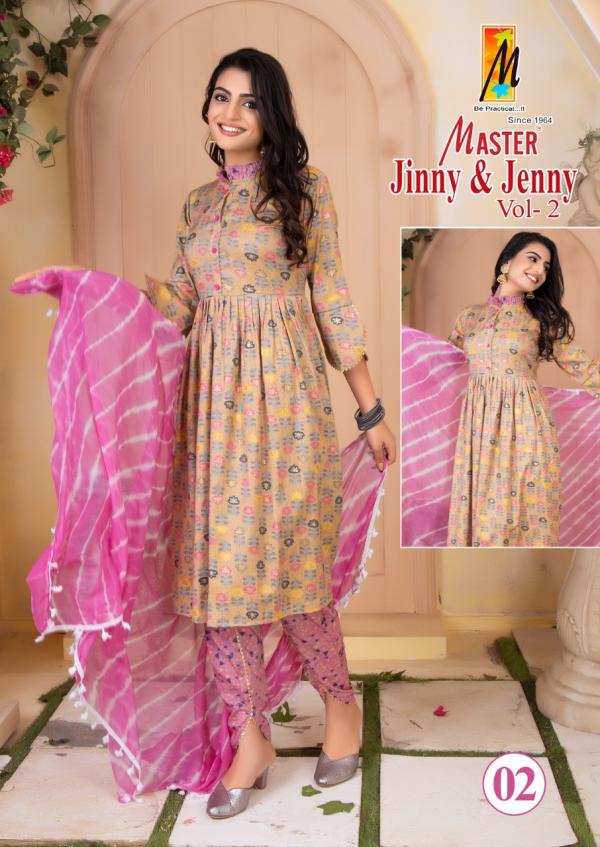 Master Jinny And Jenny 2 Tunic Style Rayon Ready Made Collection